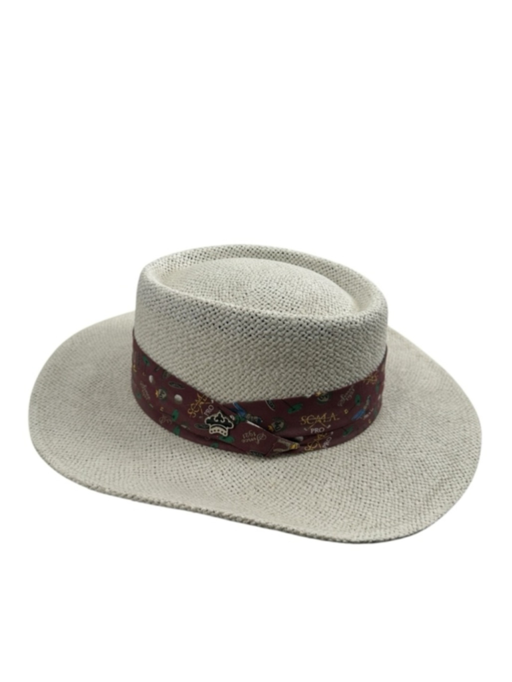 Scala hat handmade pro series golf pro vintage hat golf tournament sz lg xl